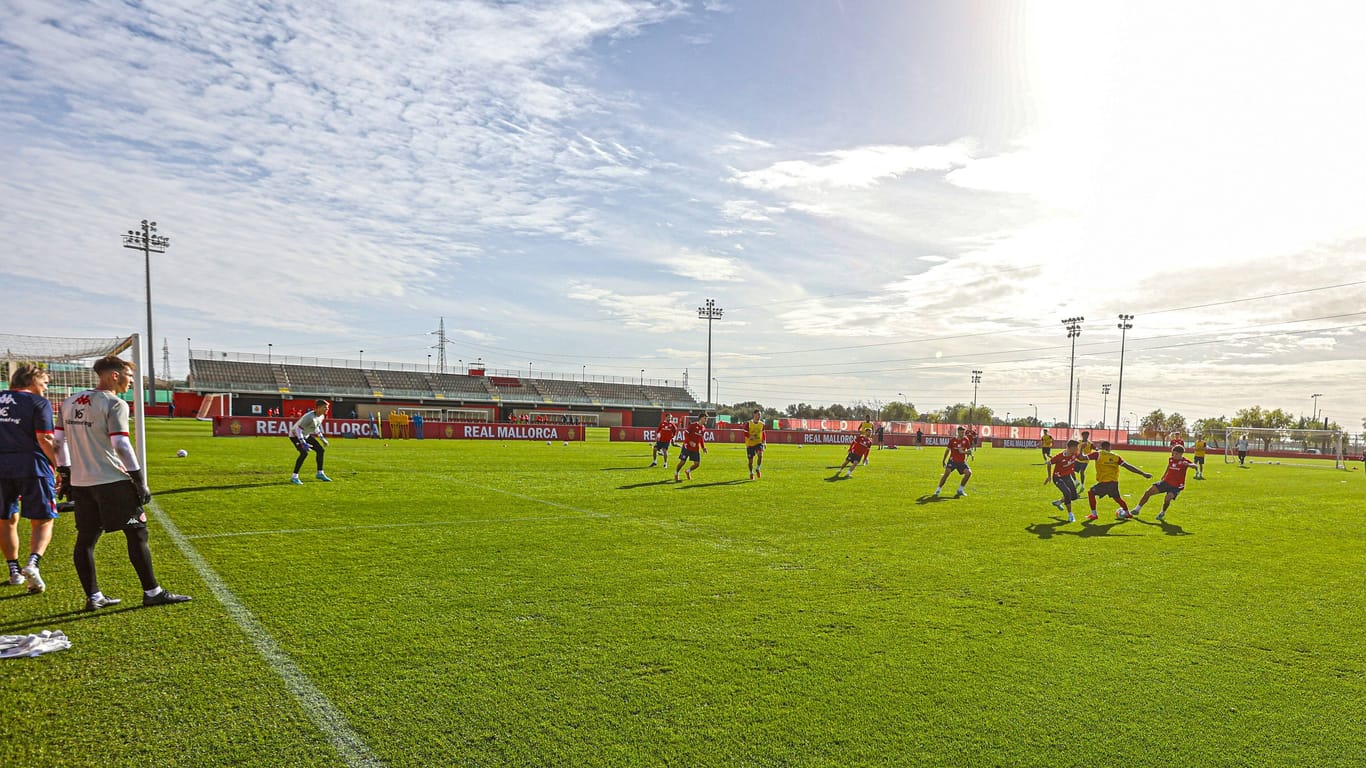 Das Trainingsgelände des RCD Mallorca im Dezember 2022, hier in Benutzung von Mainz 05.