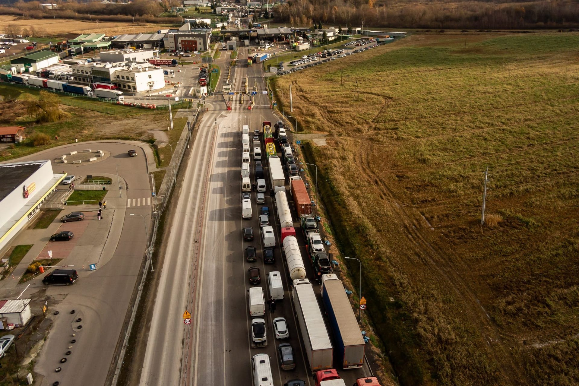 Blockaden an Polens Grenzübergängen zur Ukraine