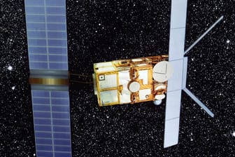 ERS-2 im All: Er ist einer der ältesten Erdbeobachtungssatelliten der Europäischen Weltraumagentur Esa.