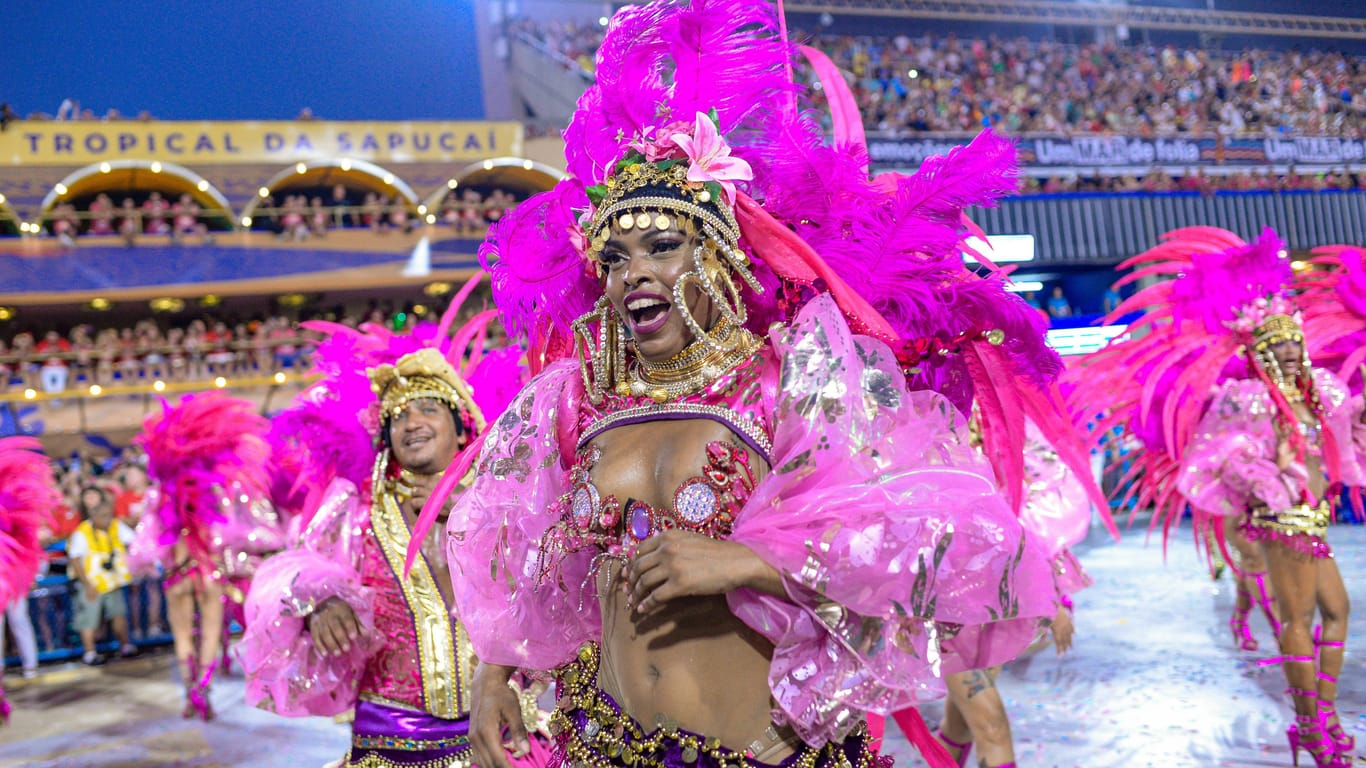 Fünf Tage lang feiert Rio de Janeiro - rund sieben Millionen Fans werden in der Stadt erwartet.