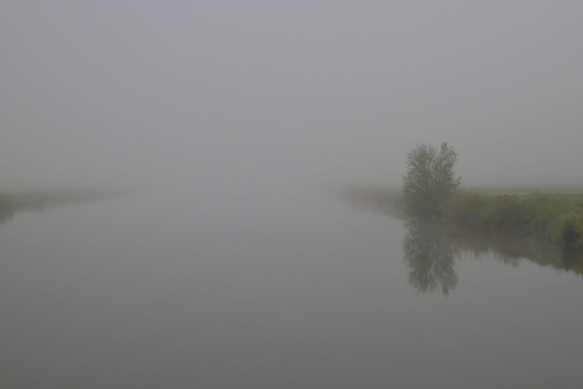 Morgennebel in Niedersachsen (Symbolbild): Die Sichtweite liegt am Montag teilweise bei unter 150 Metern.