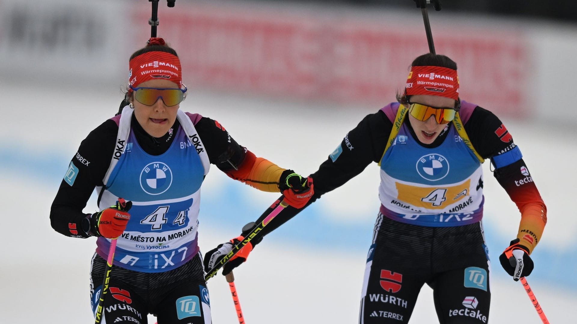 Sophia Schneider (l.) und Vanessa Voigt: Deutschland hat Bronze geholt.