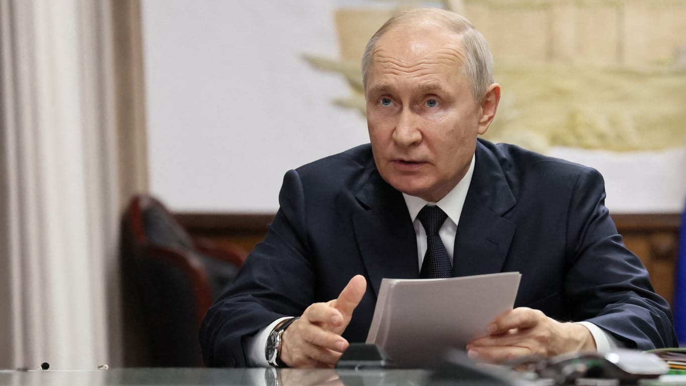 Wladimir Putin: Der Kreml-Chef gibt sich im Ukraine-Krieg siegessicher.