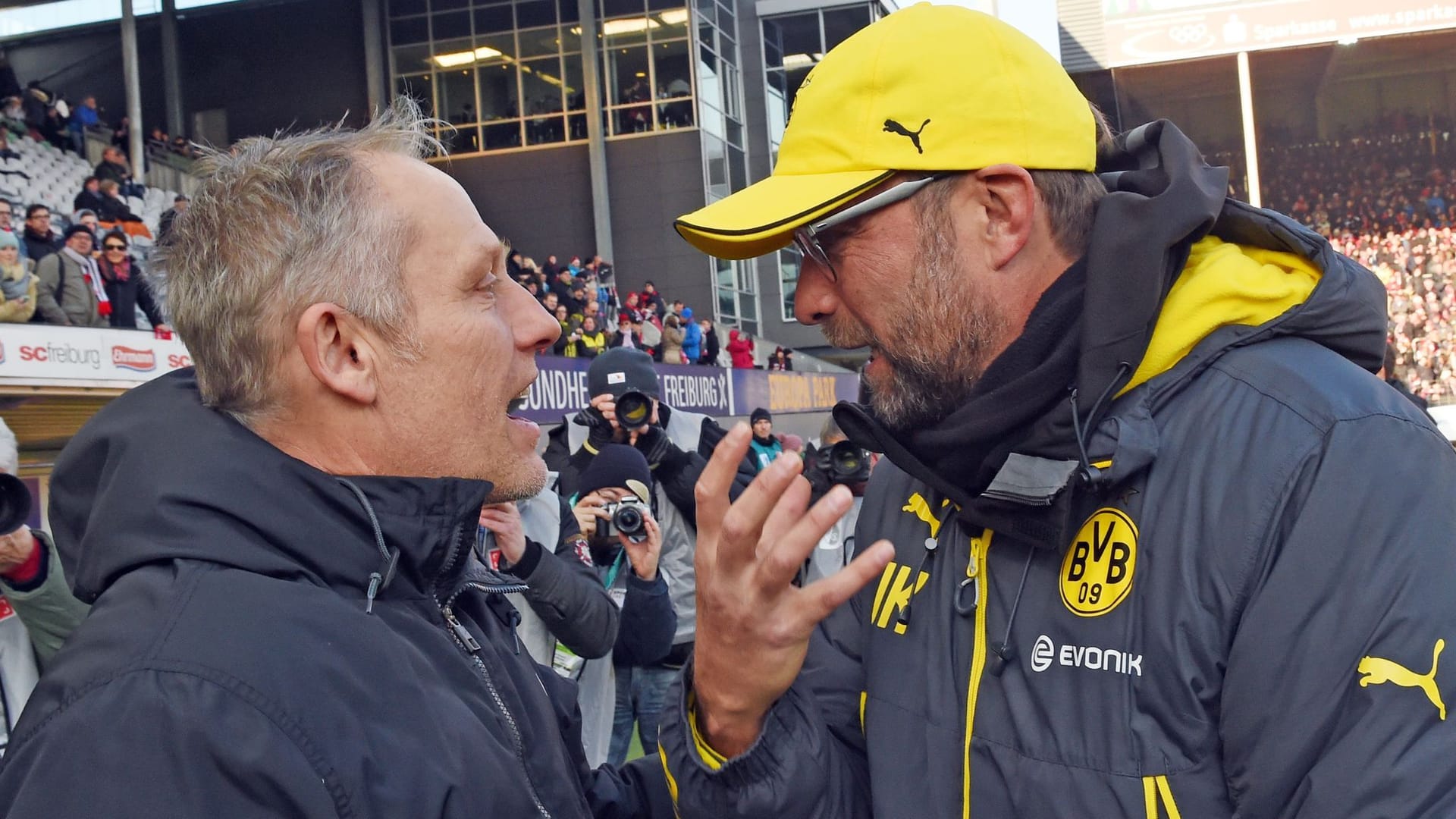 Christian Streich und Jürgen Klopp