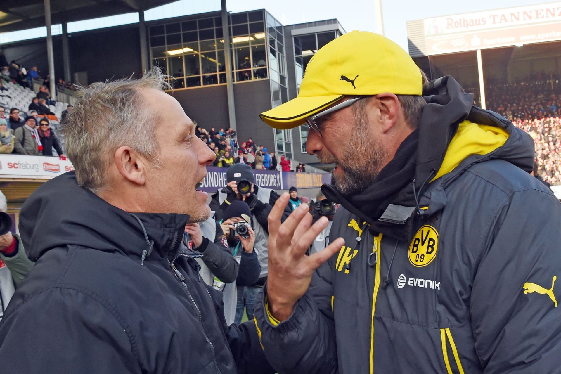 Christian Streich und Jürgen Klopp