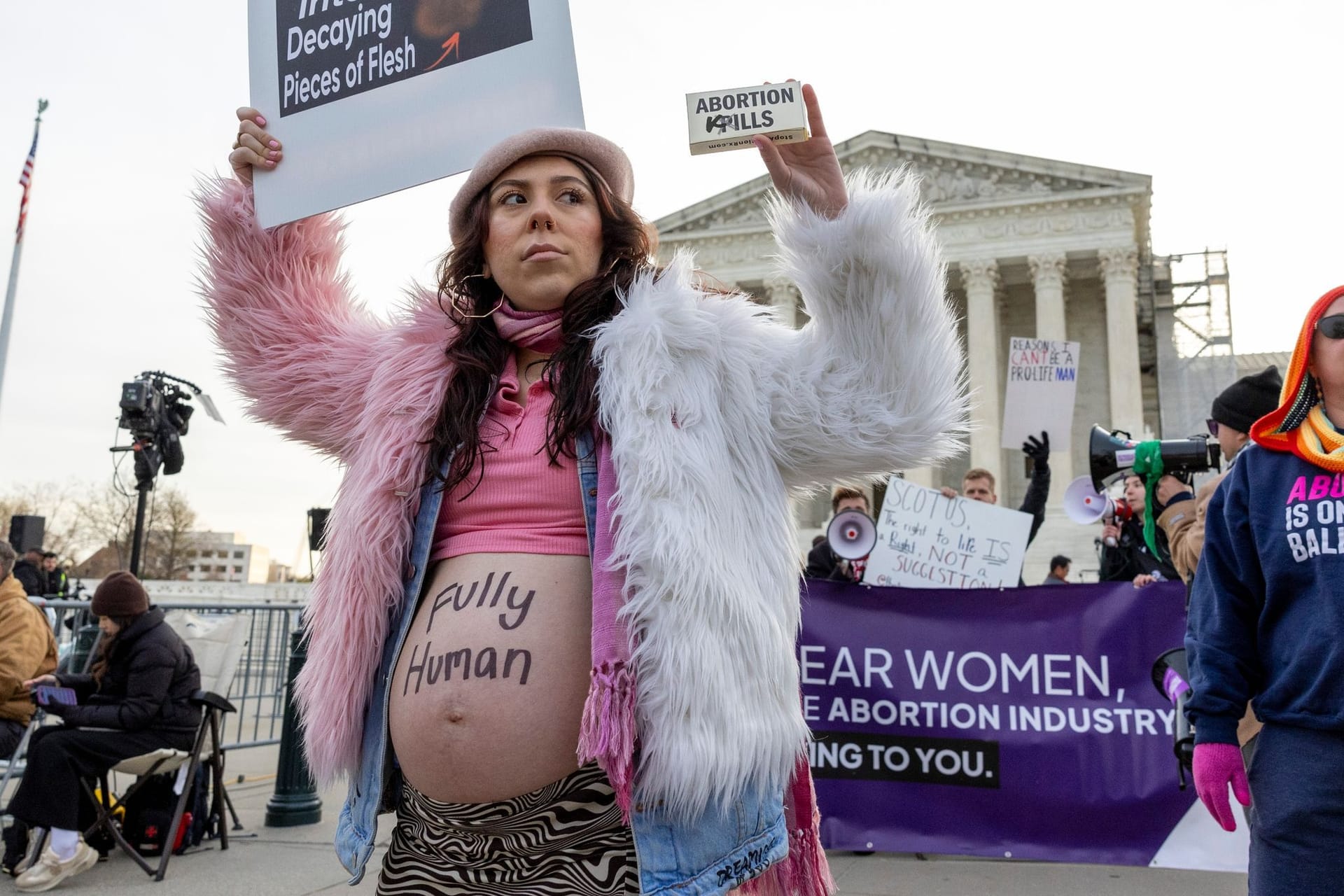 Protest vor dem Supreme Court