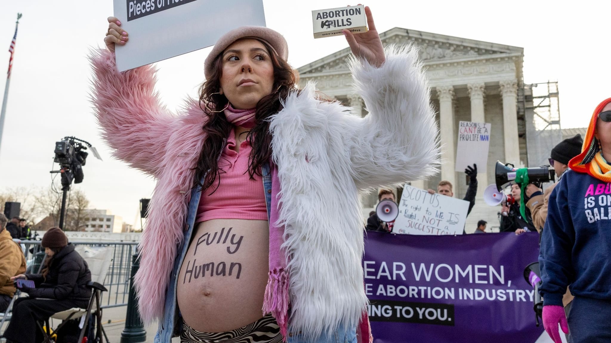 Anhörung zu Abtreibungspille – Proteste vor Supreme-Court