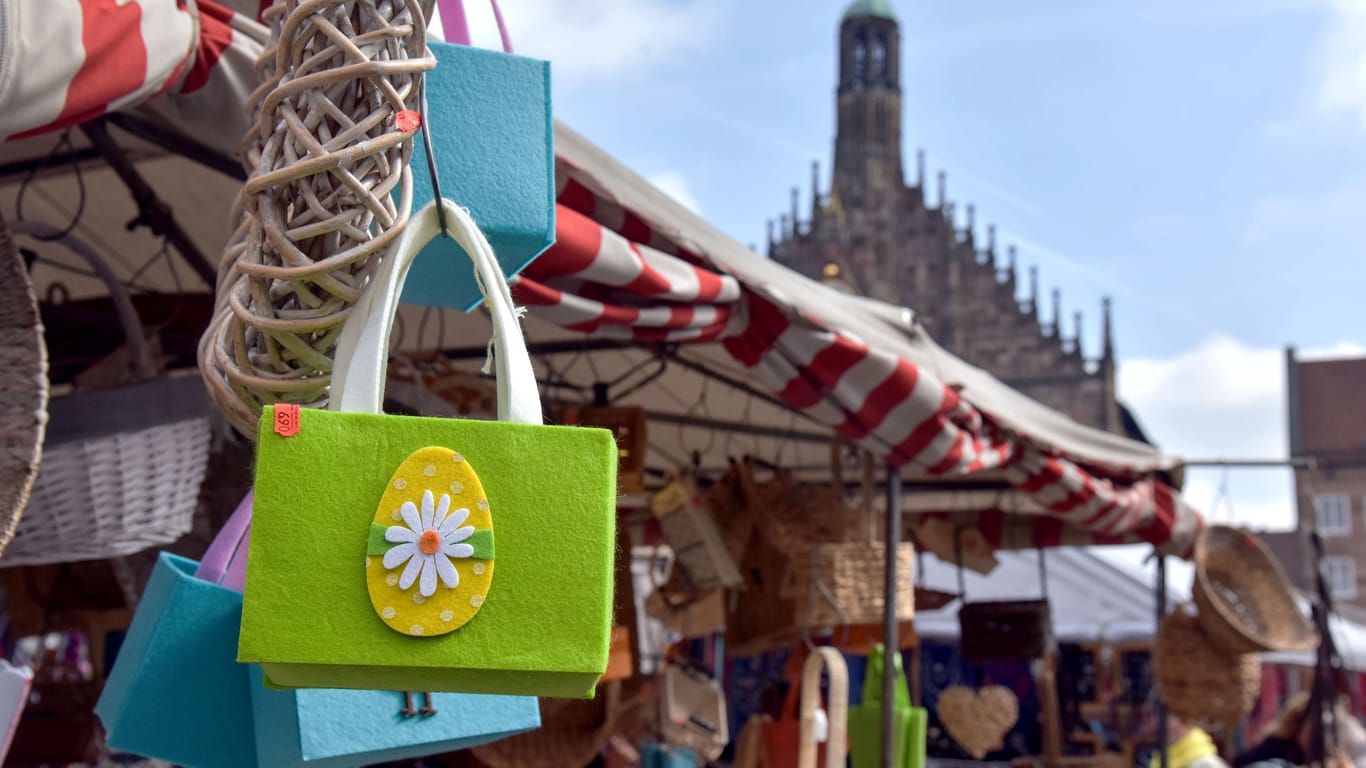 Der Ostermarkt in Nürnberg feiert 2024 Jubiläum – er ist zwar nicht der bekannteste Markt der Stadt, aber der Älteste.