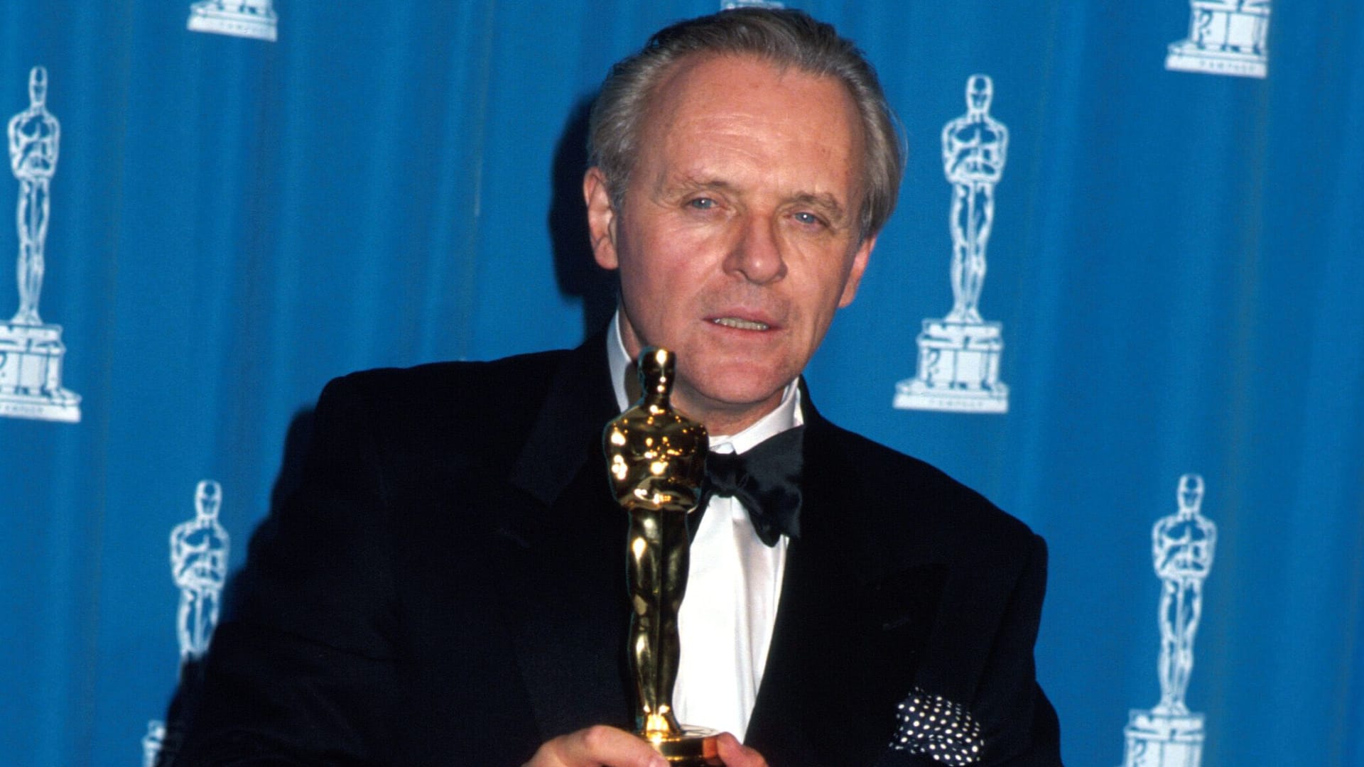 Anthony Hopkins mit seinem Oscar