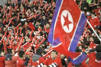 Nordkoreanische Fans