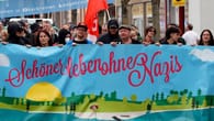 Velten bei Berlin: Kundgebung des "Compact"-Magazin – großer Gegenprotest