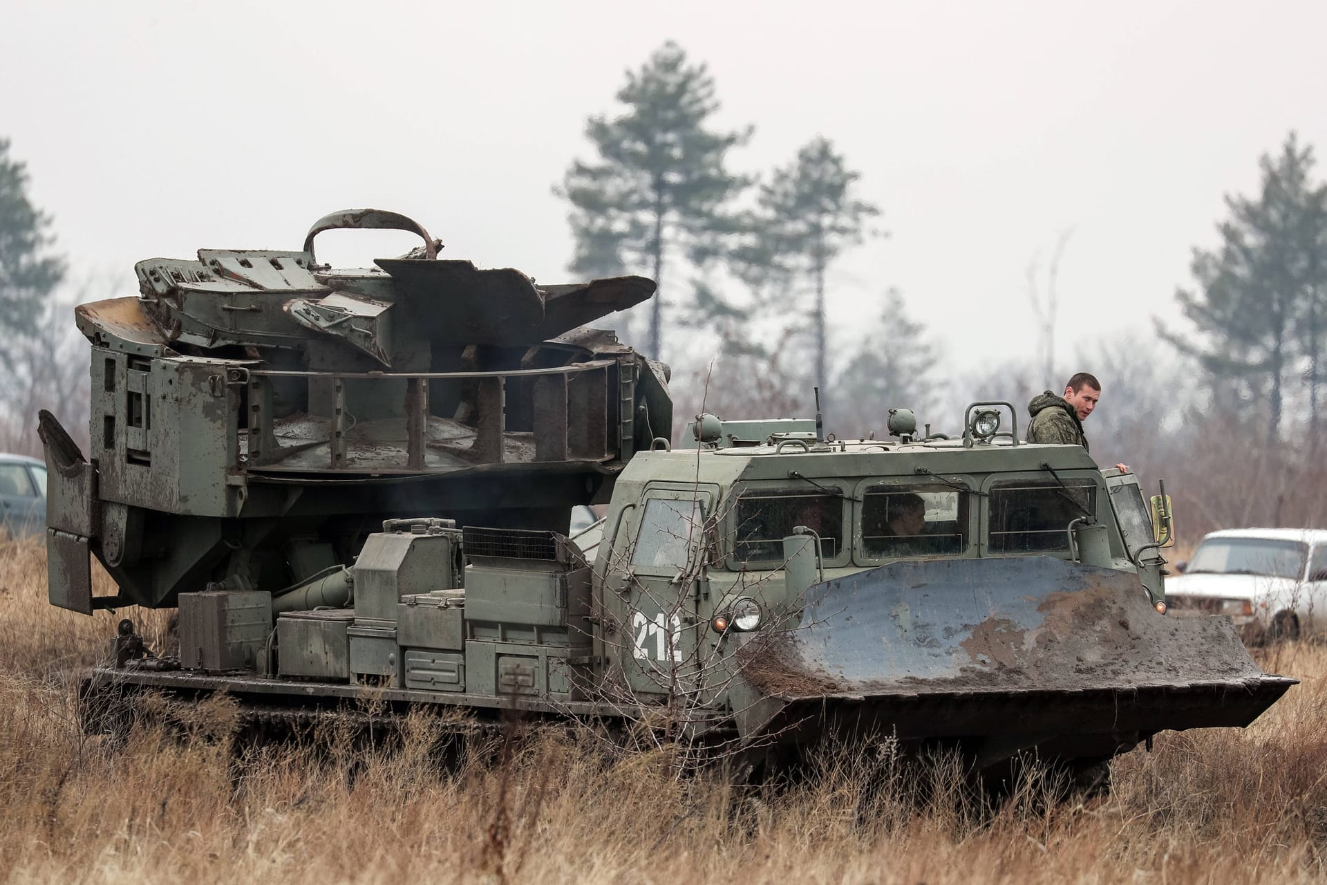 Eine russische Pioniermaschine des Typs MDK-3 (Archivbild).