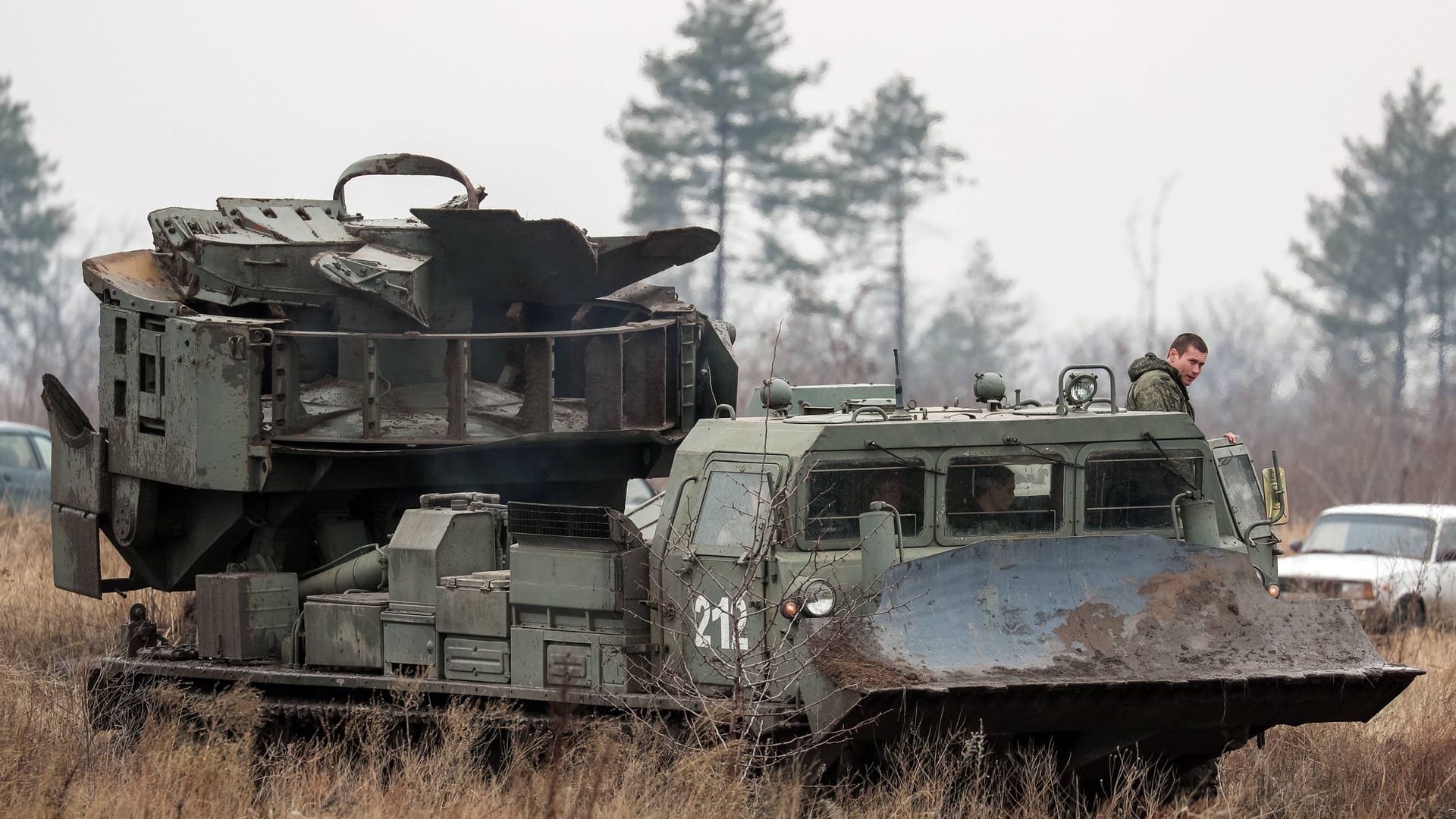 Eine russische Pioniermaschine des Typs MDK-3 (Archivbild).