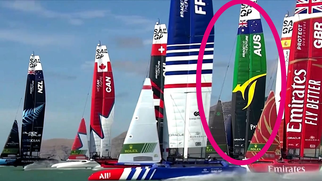 Crash überschattet SailGP