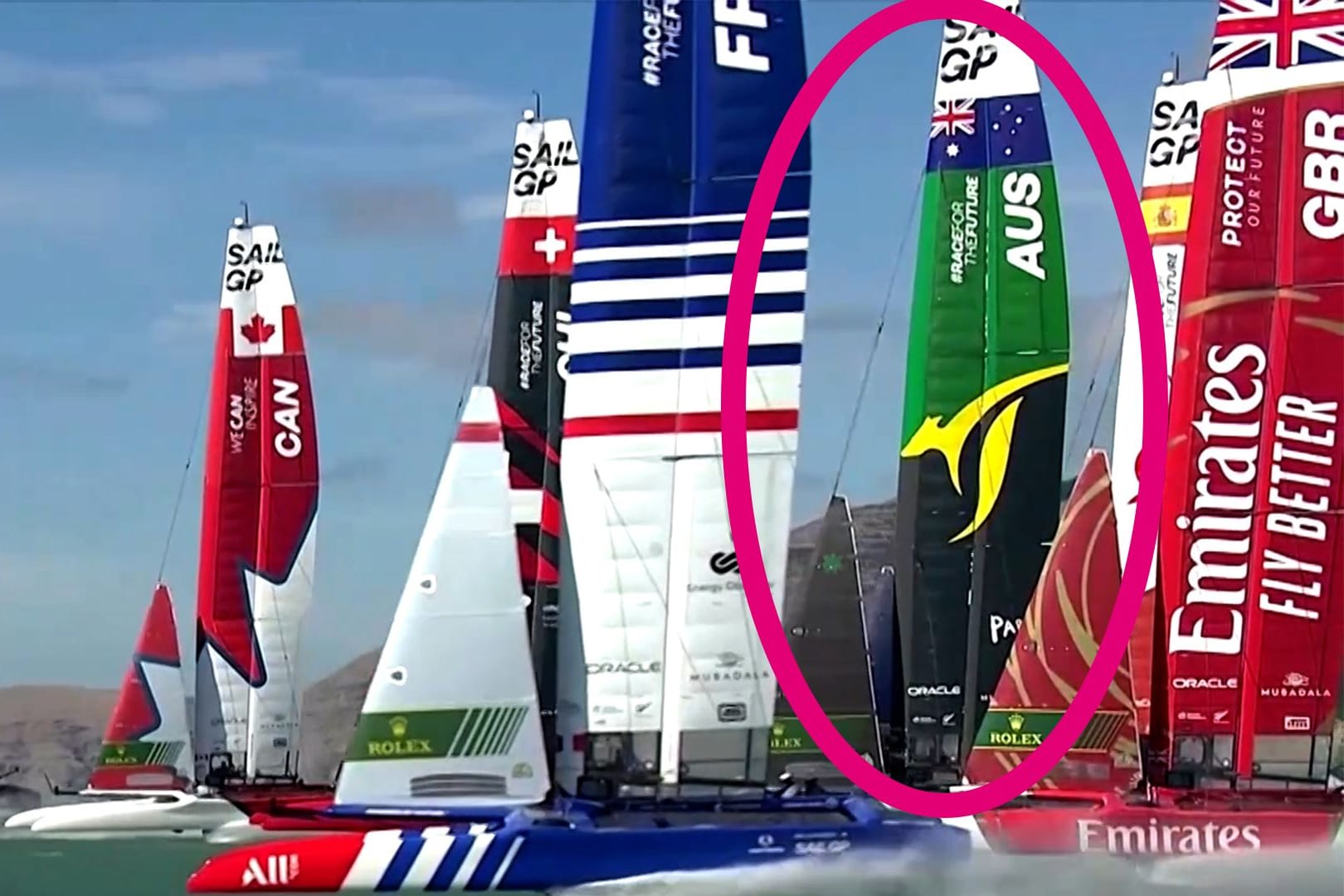 Crash überschattet SailGP