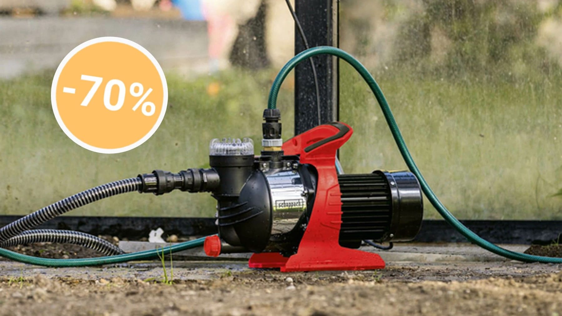 Jetzt bei Aldi Gartenpumpe von Scheppach mit 250 Euro Rabatt im Angebot