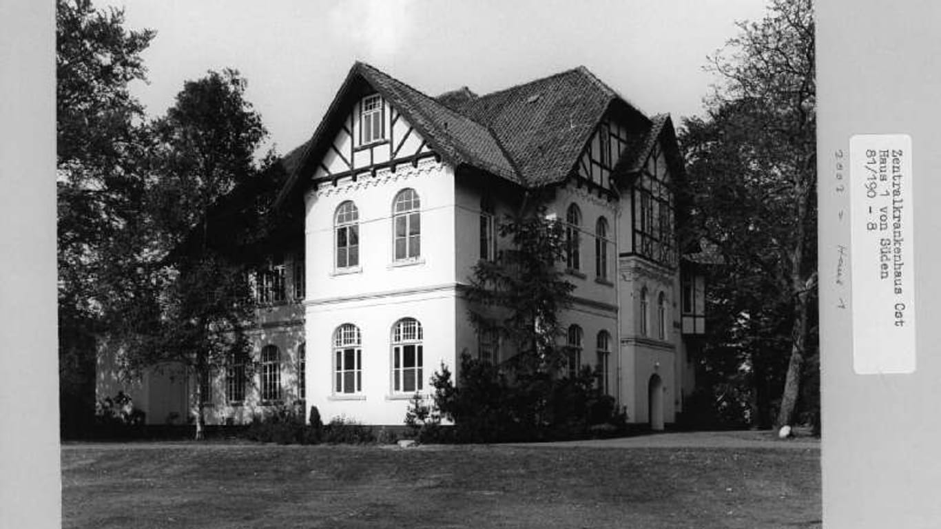 Das Foto zeigt die damalige Überwachungsstation für Männer des St.-Jürgen-Asyls.