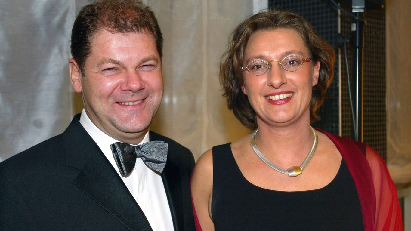 Olaf Scholz und Britta Ernst im Jahr 2002.