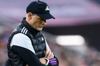 Thomas Tuchel: Der Trainer der Bayern war mit einer Entscheidung des Schiri-Gespanns nicht einverstanden.