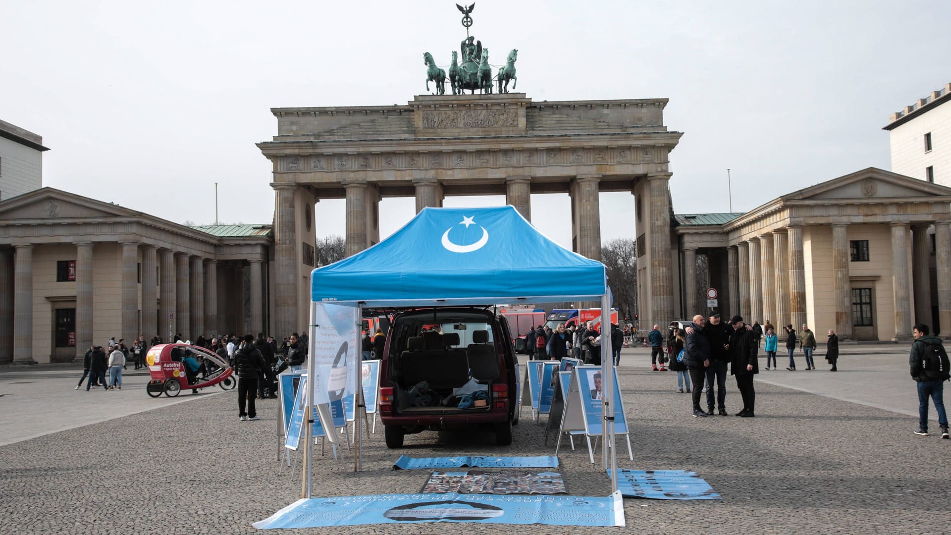 Weltweite Proteste: Menschenrechtler demonstrieren immer wieder gegen die Unterdrückung der Uiguren.