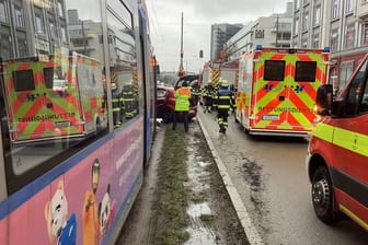Am Mittwoch kam es in München zu einem heftigen Verkehrsunfall.