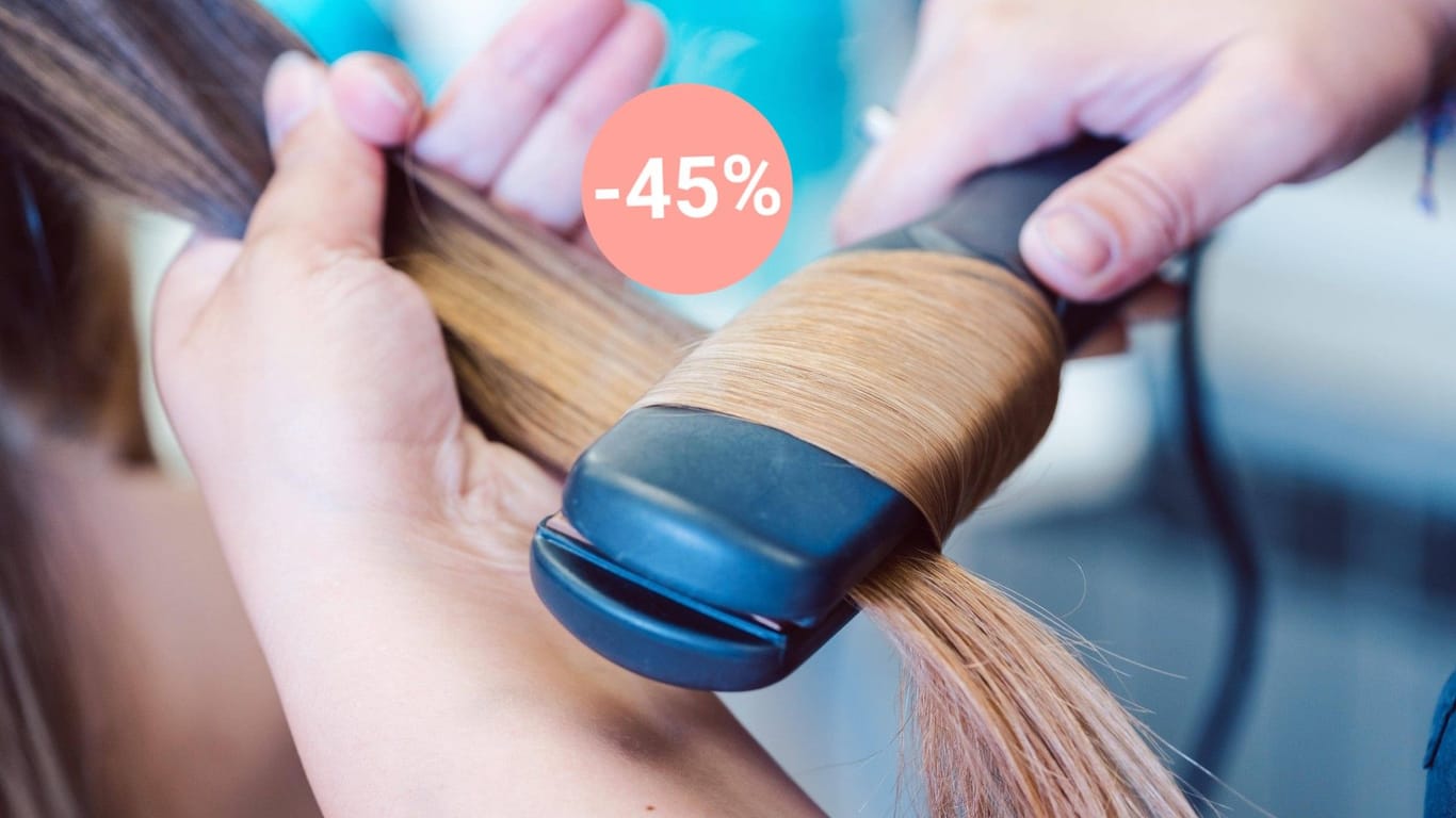 Genießen Sie seidig glatte Haare: Das ghd Glätteisen ist jetzt bei Amazon zum unschlagbaren Preis von nur 130 Euro erhältlich! (Symbolbild)
