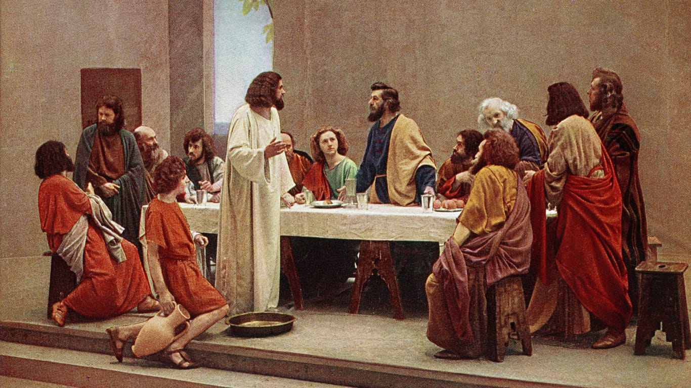Eine Darstellung des Letzten Abendmahls (Archivbild): Am nächsten Tag wurde Jesus hingerichtet.