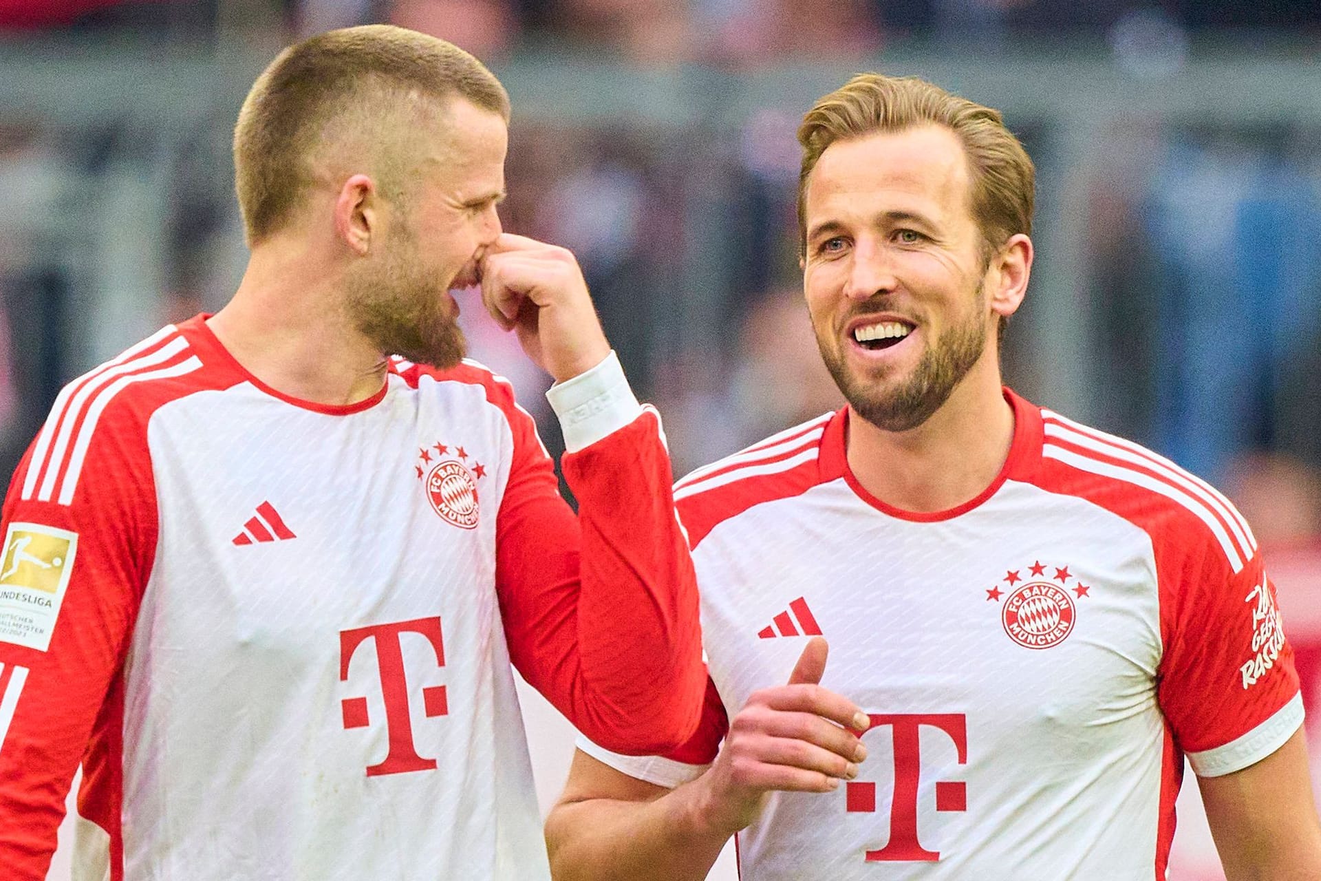 Eric Dier (l.) und Harry Kane: Die beiden englischen Nationalspieler gehören momentan zu den besten Spielern des FC Bayern.