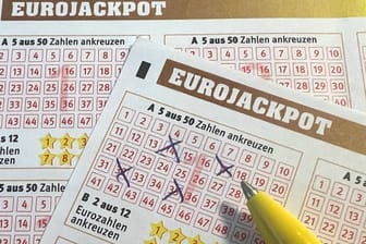 Tippschein des Eurojackpots (Symbolfoto).