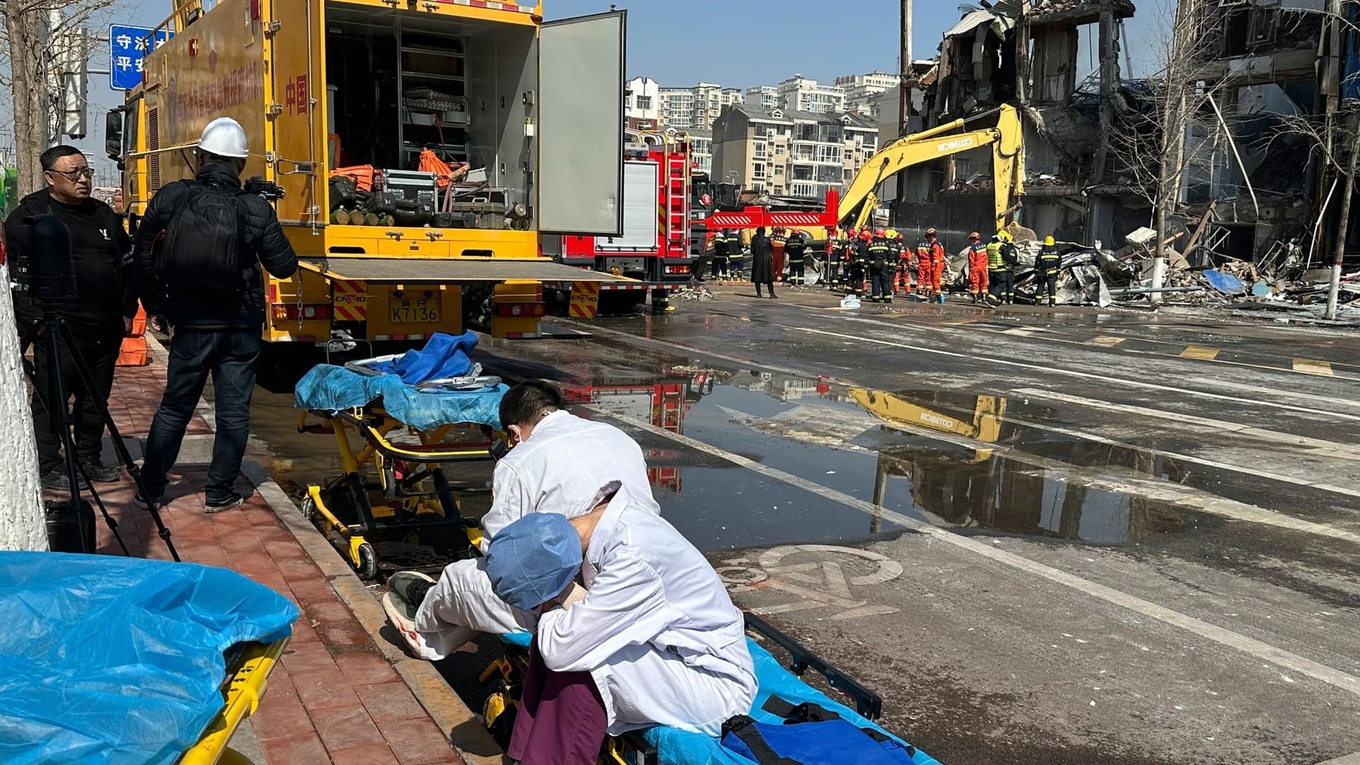 Heftige Explosion in China Heftige Explosion in China
