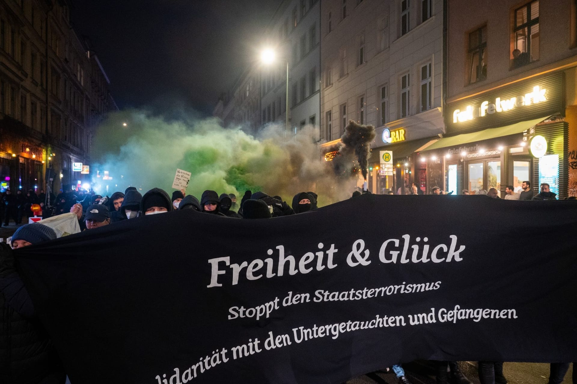 RAF-Solidaritäts-Demo