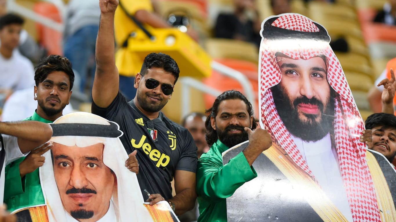 Fußball-Fans in Saudi-Arabien