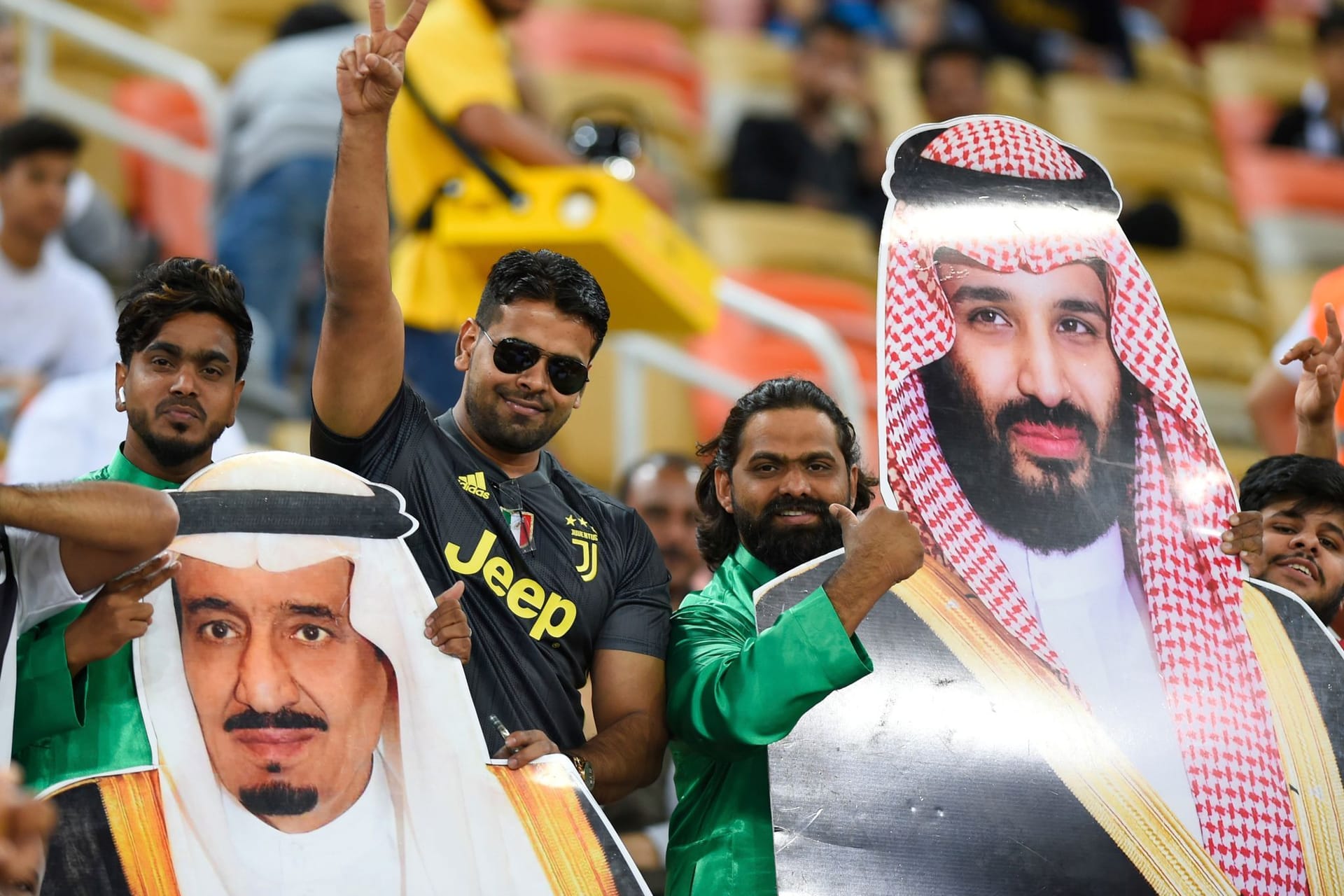 Fußball-Fans in Saudi-Arabien