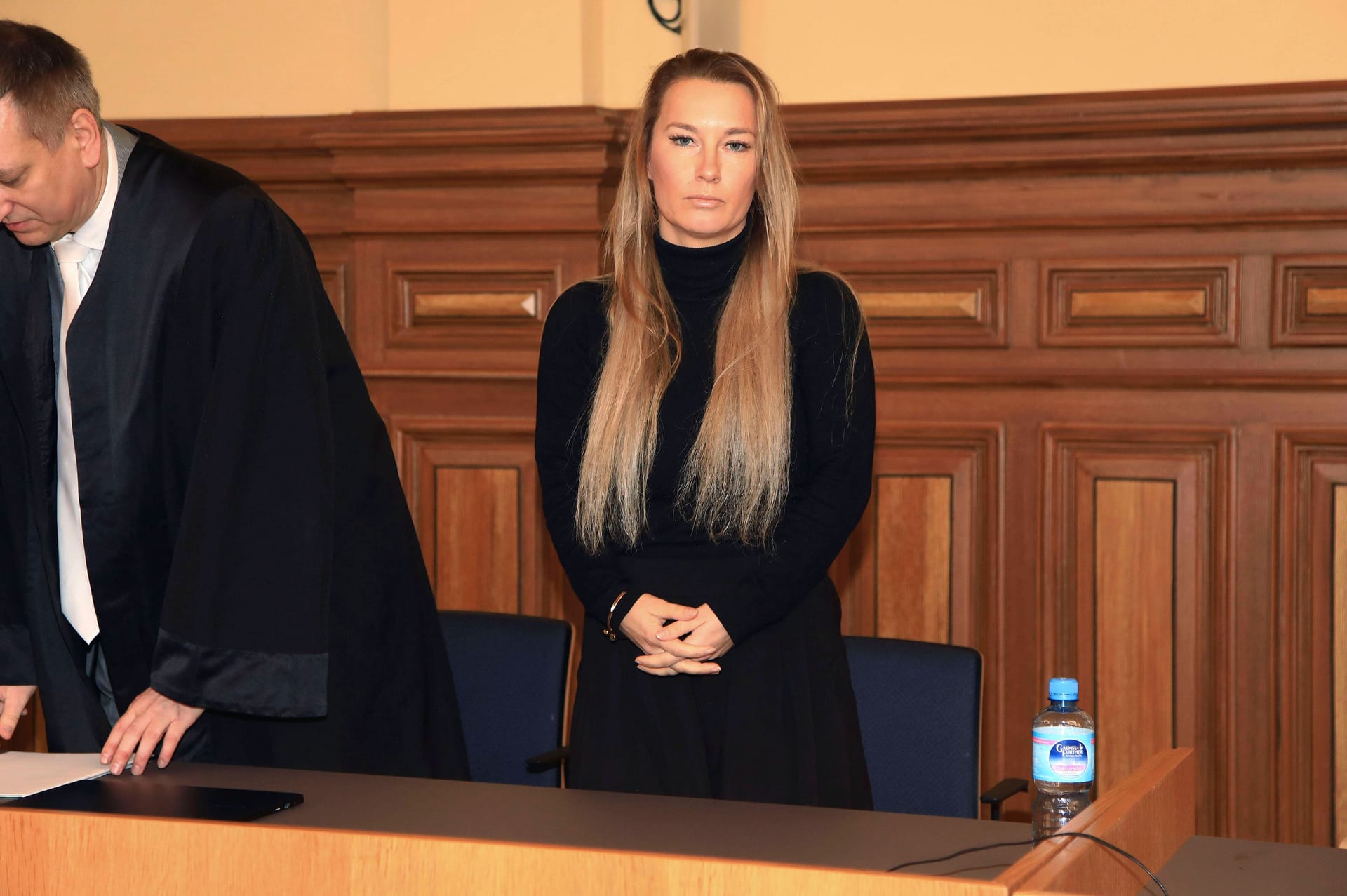 Anja Rascher bei der Gerichtsverhandlung wegen des Vorwurfs der sexuellen Belästigung gegen Marc Terenzi