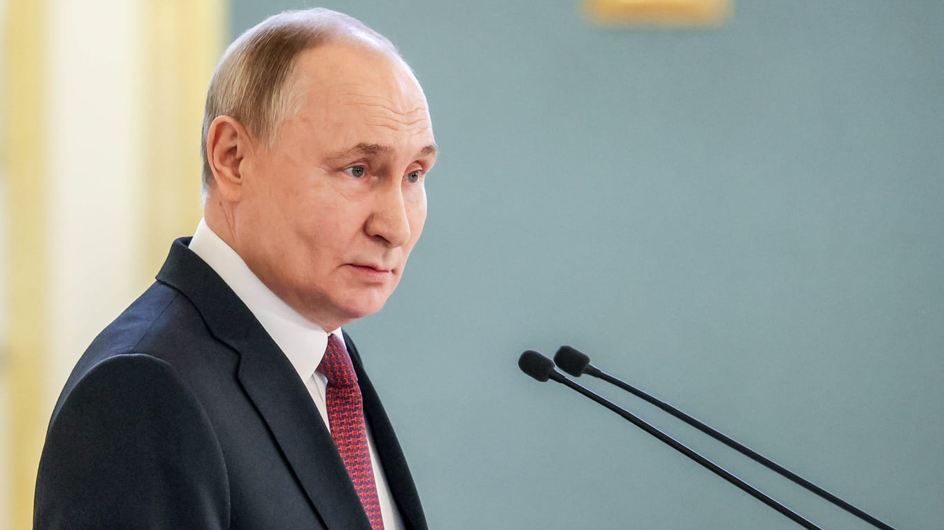 Wladimir Putin (Archivbild): Der russische Präsident richtet sich in einer Fernsehansprache an die Bevölkerung.