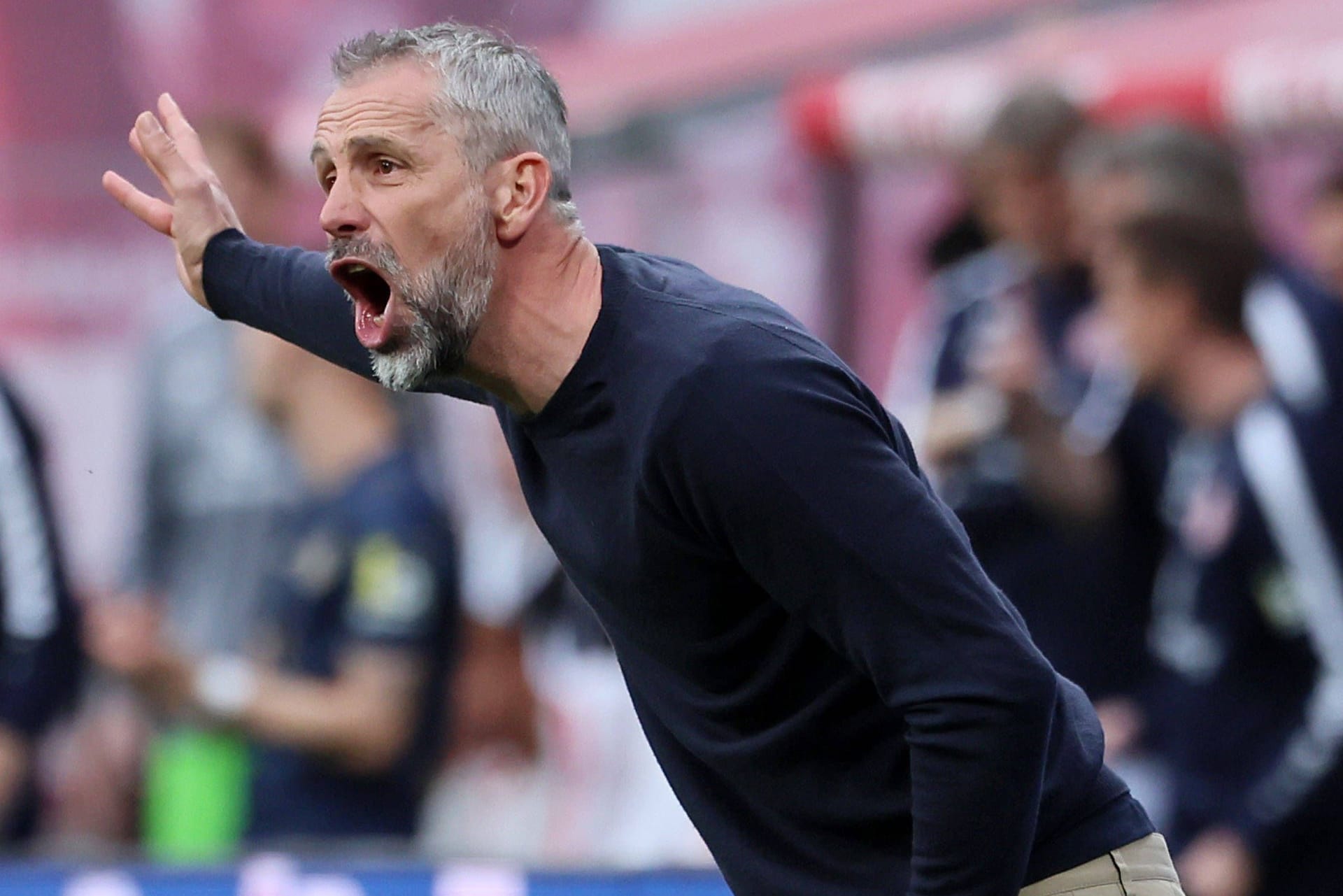 Marco Rose: Der Leipziger Trainer war nach dem 0:0 gegen Mainz alles andere als zufrieden.