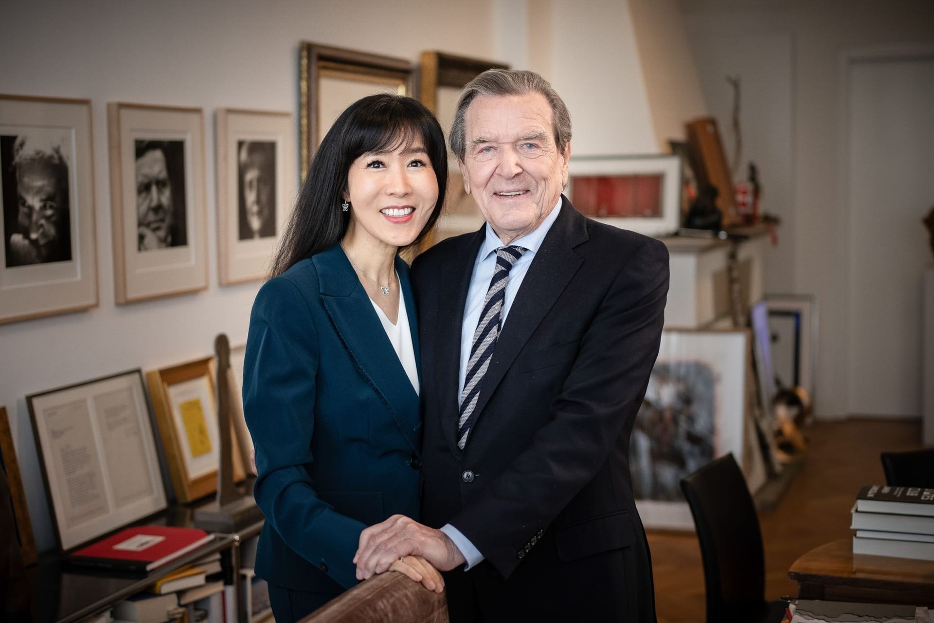 Gerhard Schröder un Soyeon Schröder-Kim