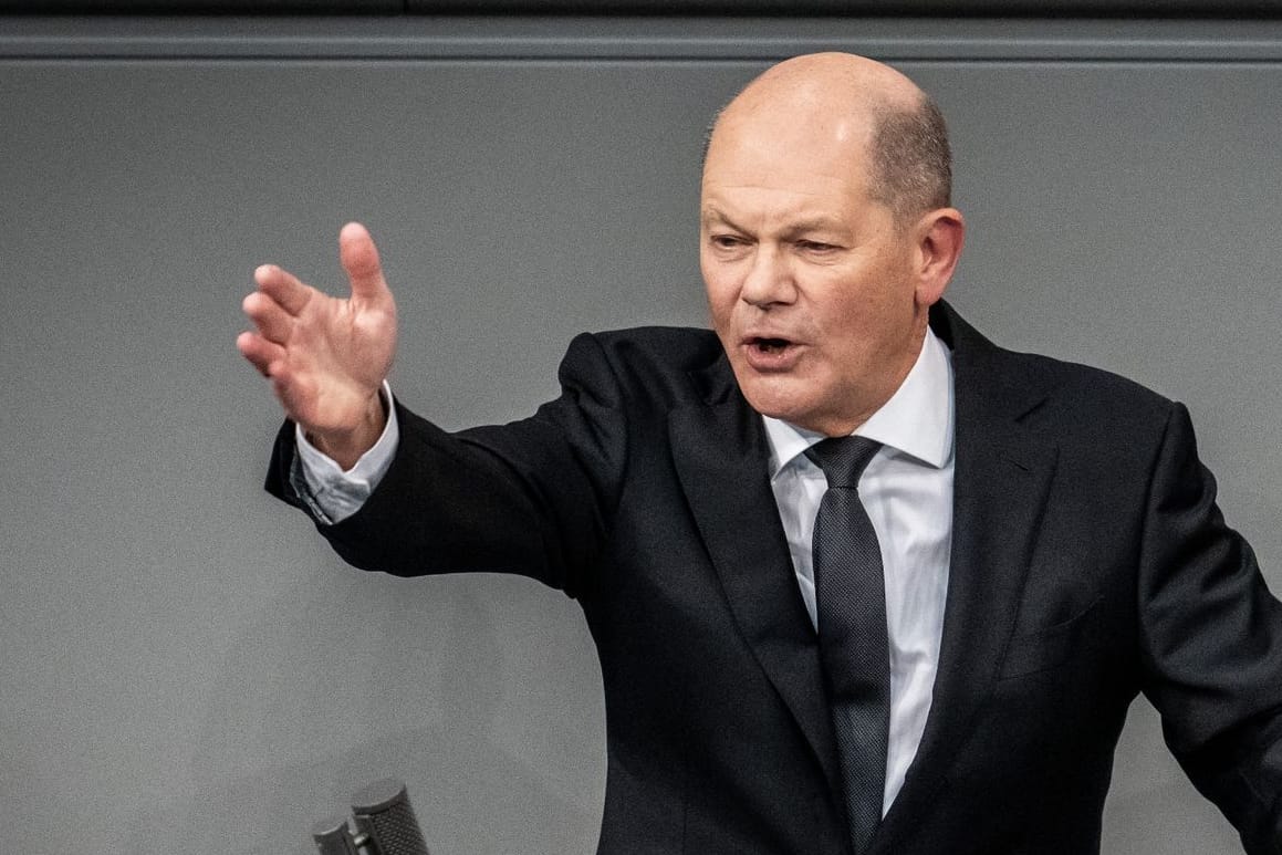 Olaf Scholz: Er schämt sich für die Ukraine-Debatte in Deutschland.