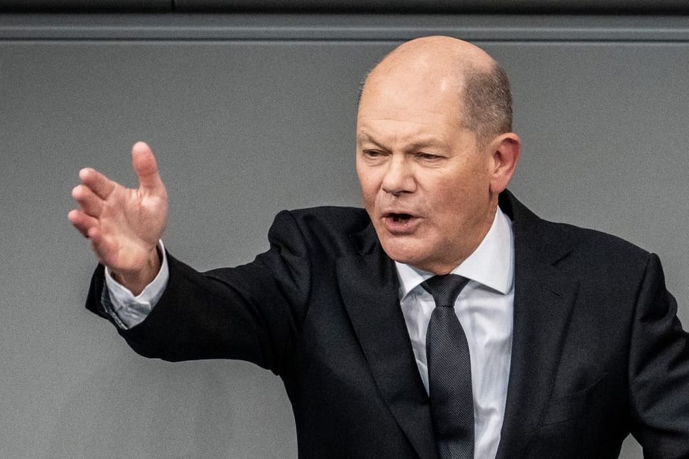 Olaf Scholz: Er schämt sich für die Ukraine-Debatte in Deutschland.