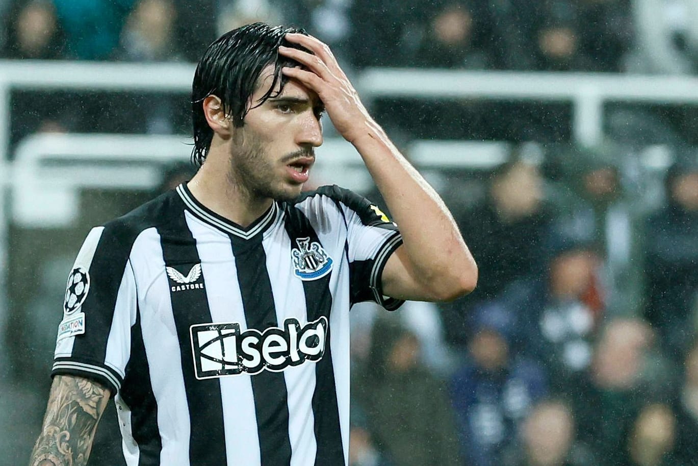 Sandro Tonali: Er spielt seit 2023 für Newcastle.