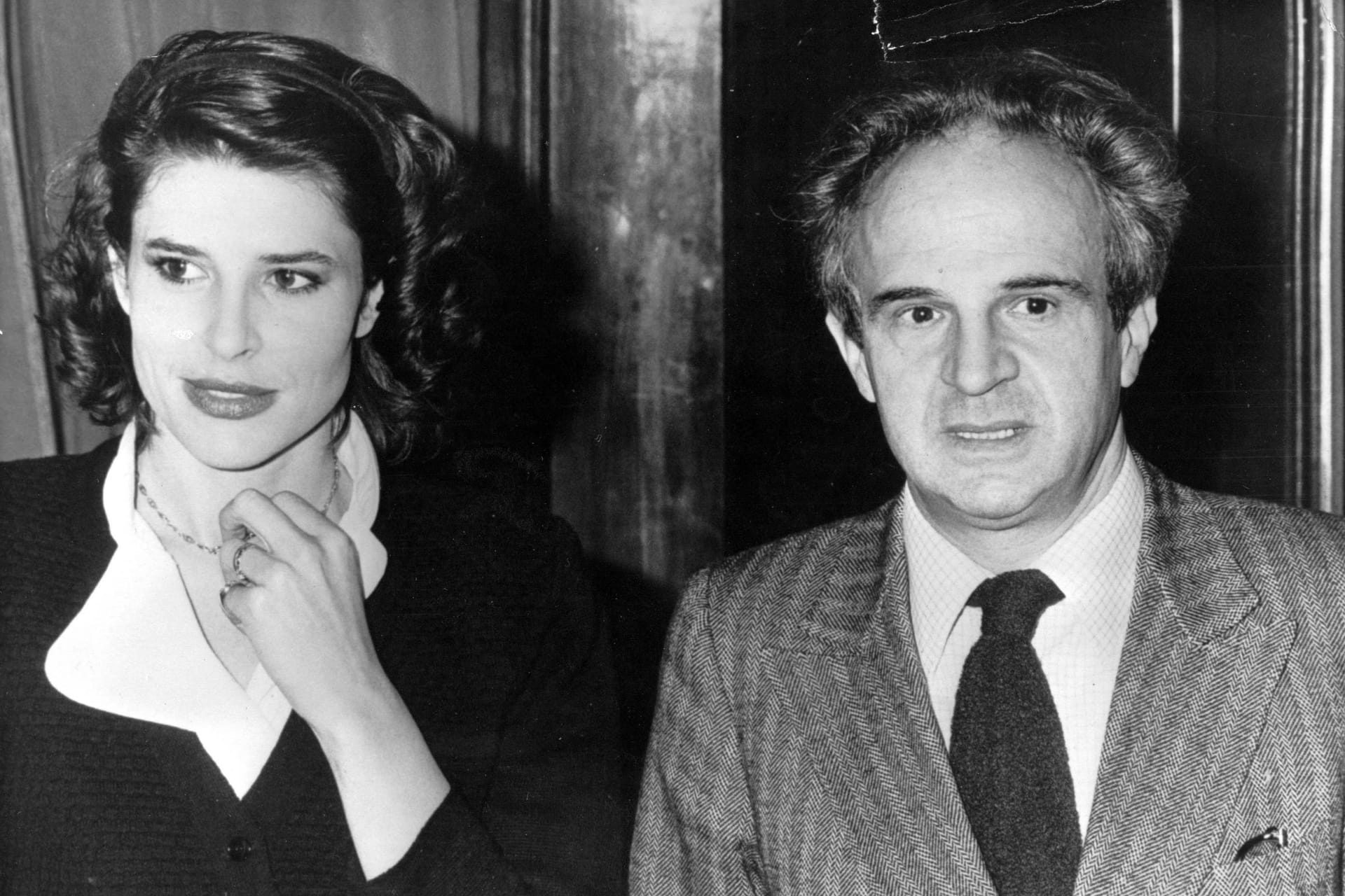 Fanny Ardant und François Truffault im September 1983.