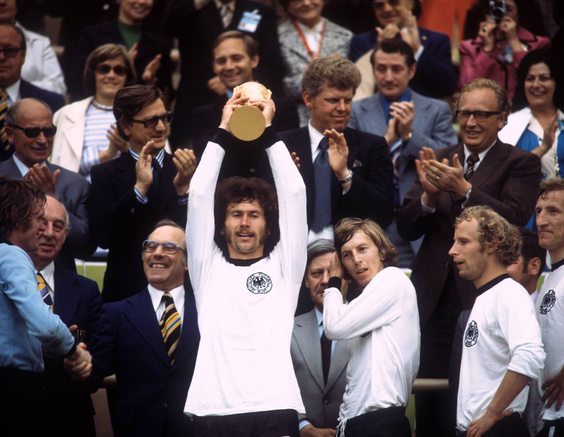 WM 1974: Deutschland setzte sich im Finale gegen die Niederlande mit 2:1 durch.