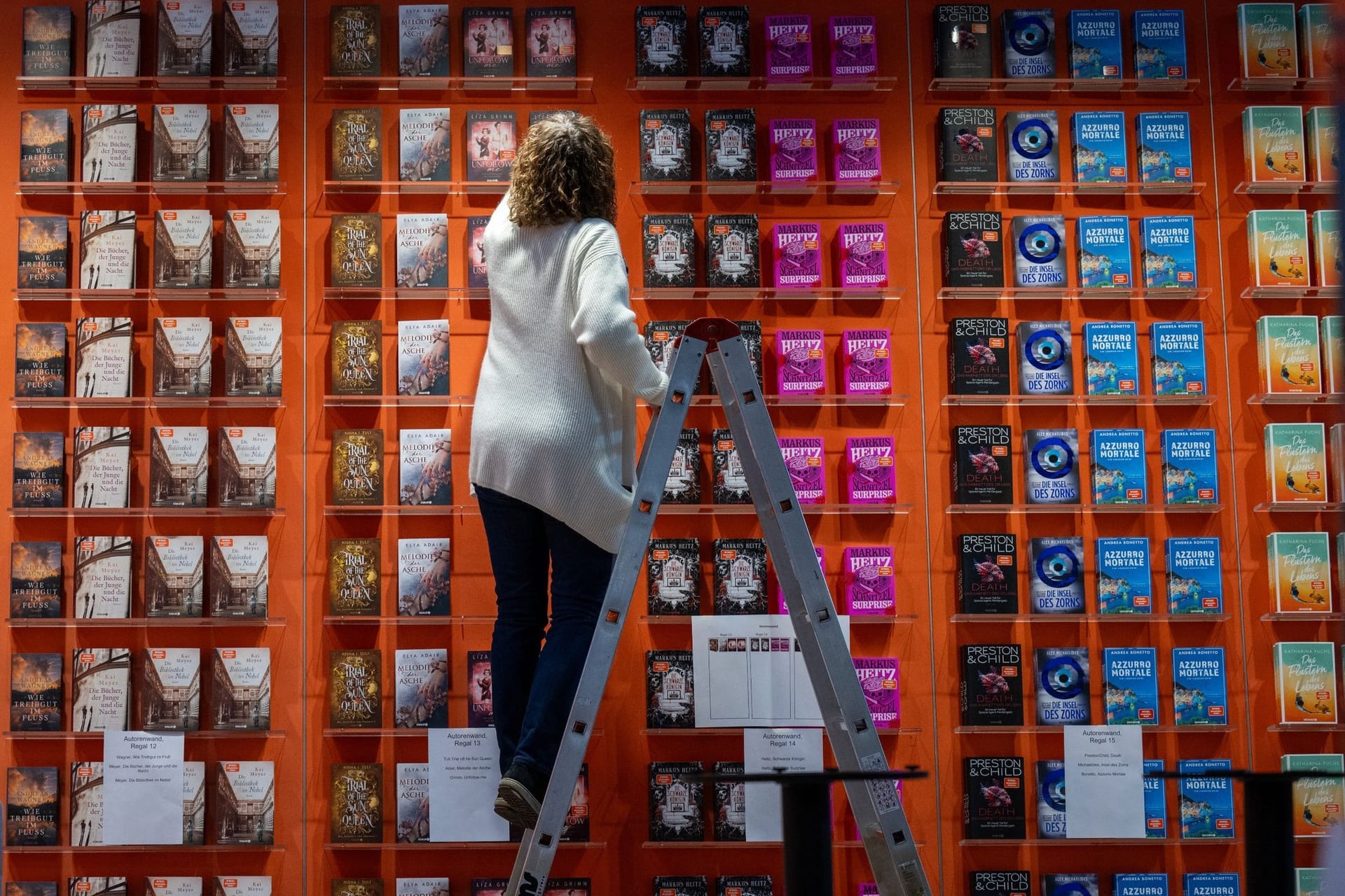 Leipziger Buchmesse - Vor der Eröffnung