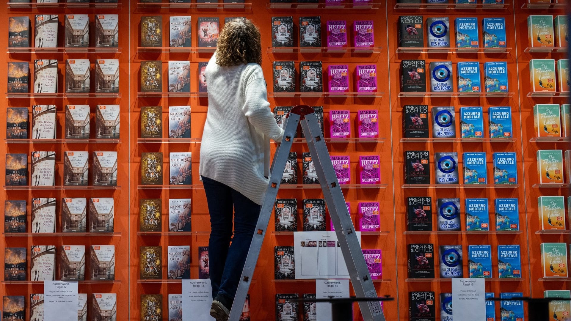 Leipziger Buchmesse - Vor der Eröffnung