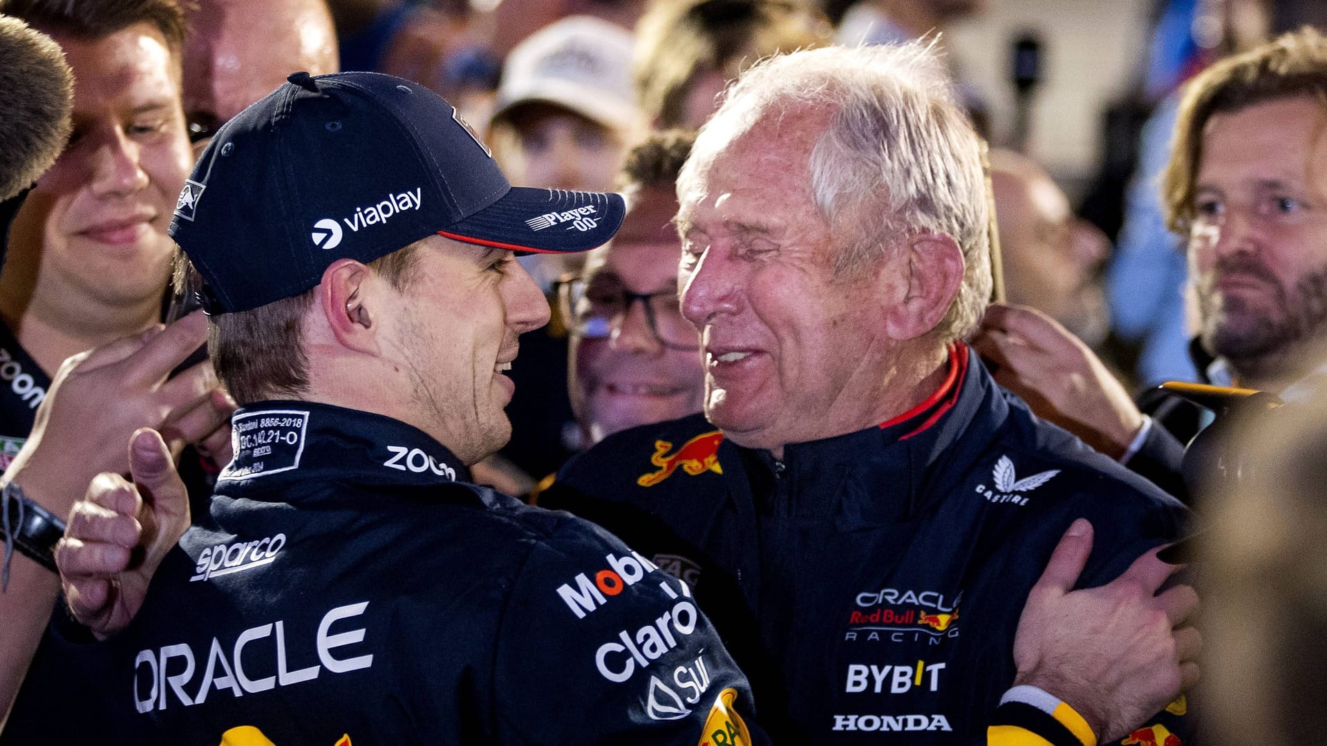 Max Verstappen (l.) und Helmut Marko: Letzterer und Mateschitz kannten sich gut.