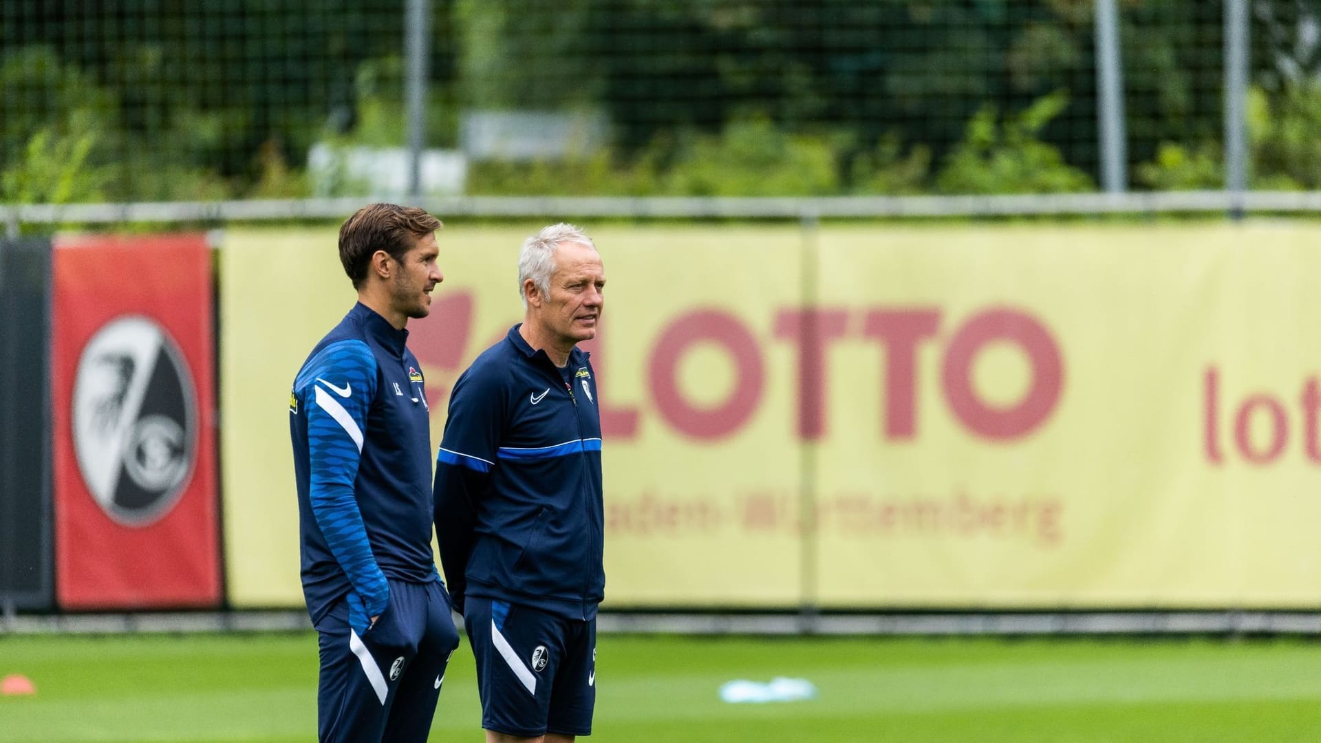 Julian Schuster und Christian Streich