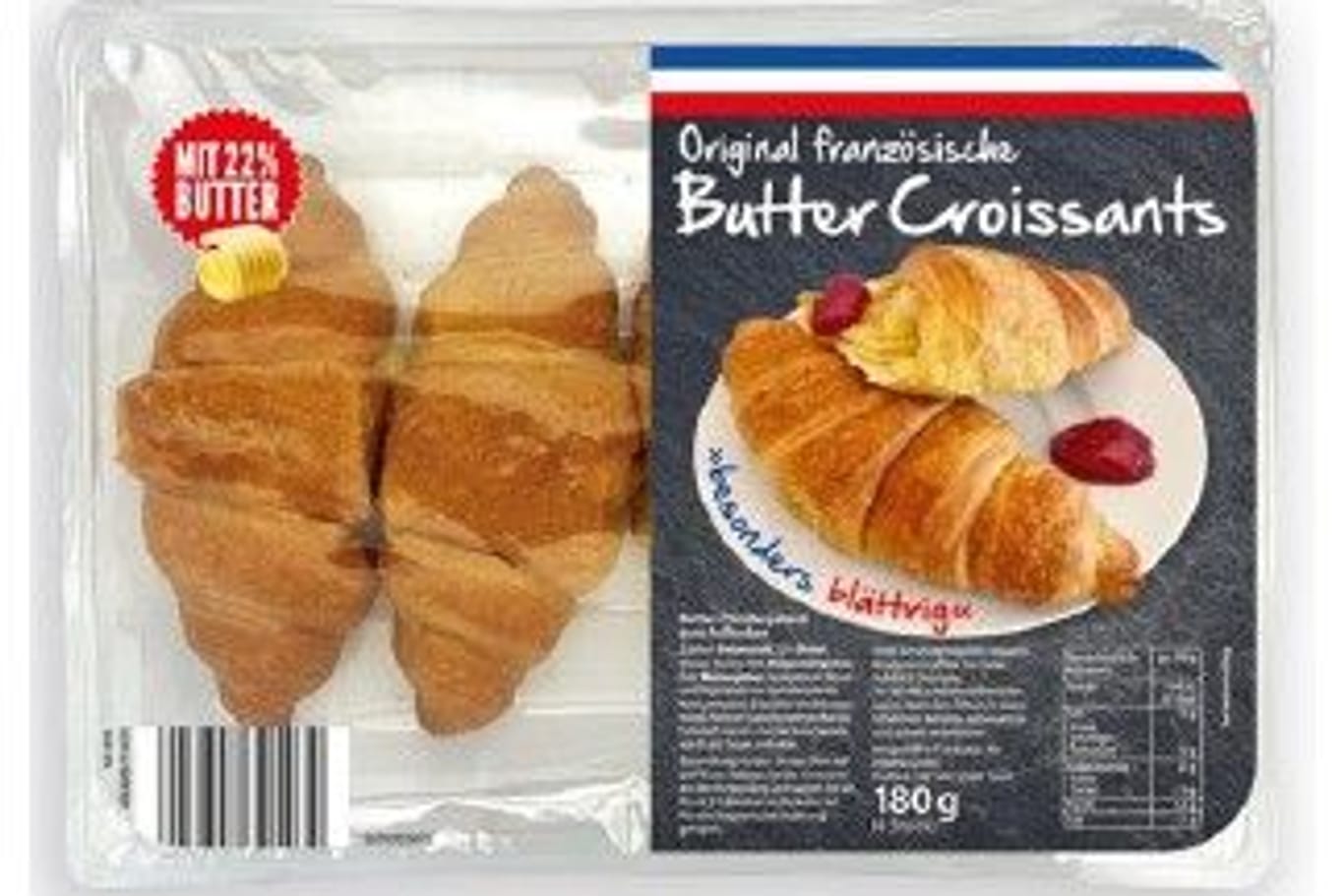Aldente Butter Croissants: In einer bestimmten Charge wurde Metall gefunden.