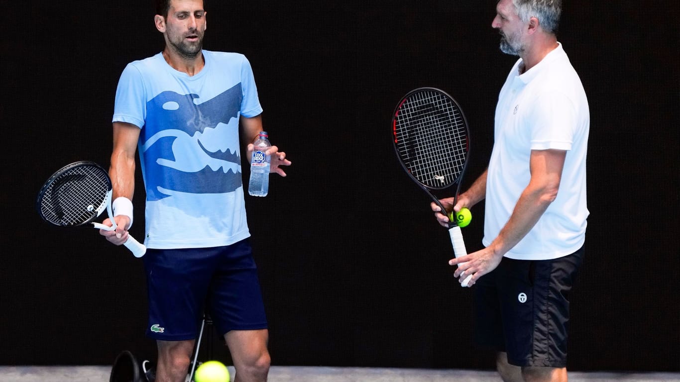 Novak Djokovic und Goran Ivanisevic