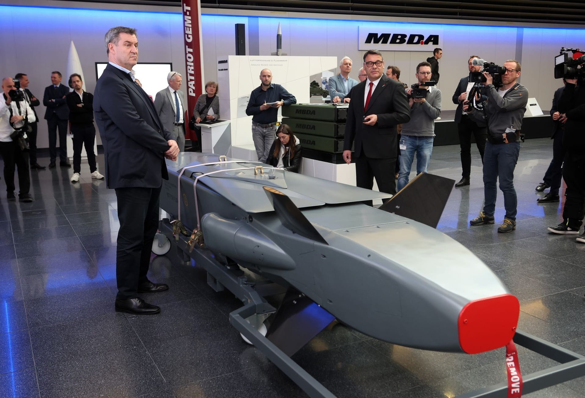 CSU-Chef Söder will der Ukraine Taurus-Marschflugkörper liefern.