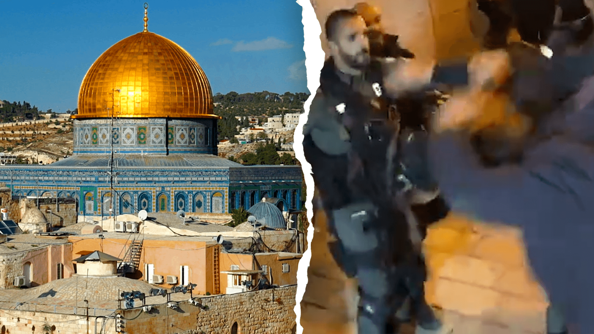 Jerusalem: Israelische Polizei greift Palästinenser vor Al-Aqsa-Moschee an